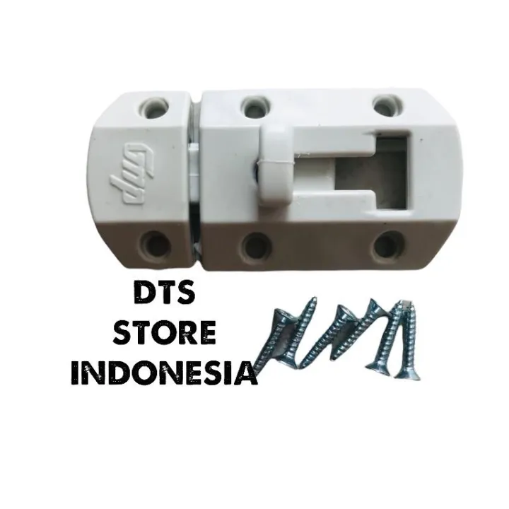 Gmp Grendel Slot Pintu Pvc Gerendel Slot Kunci Plastik Kamar