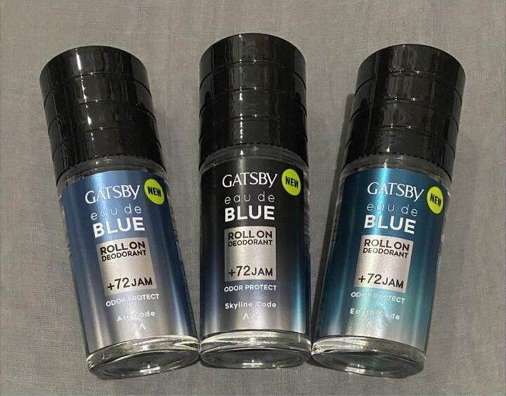 Gatsby Eau De Blue Deodorant Roll On For Men Lazada Indonesia