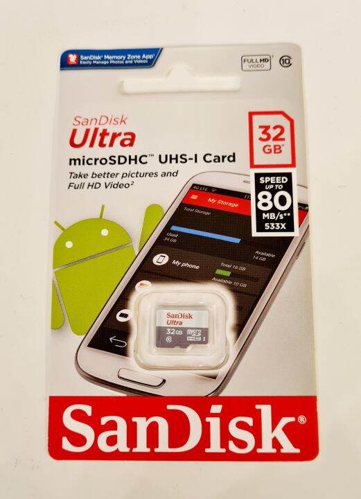 SANDISKORIGINAL ULTRA MICRO SDHC UHS I CARD Lazada PH