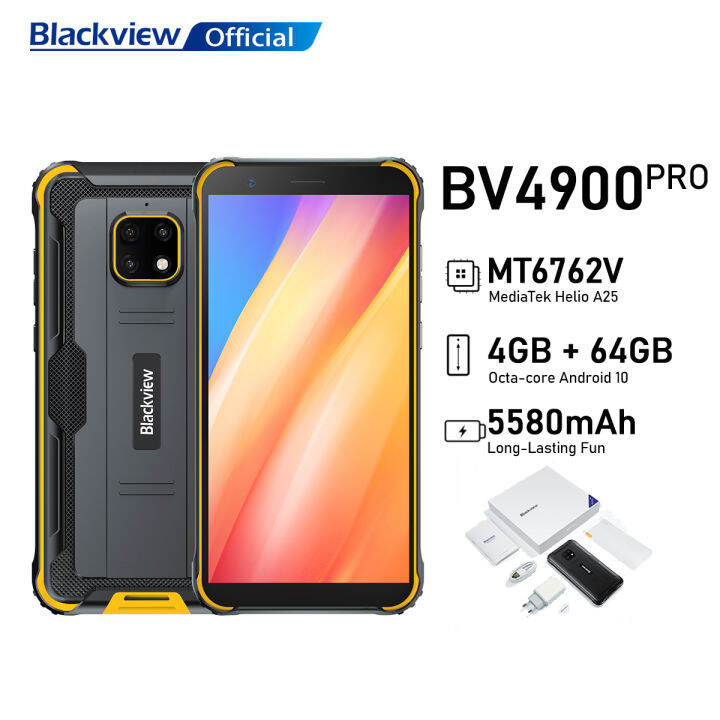 Blackview BV4900 Pro 4GB 64GB Octa Core Android 12 NFC Rugged Phone