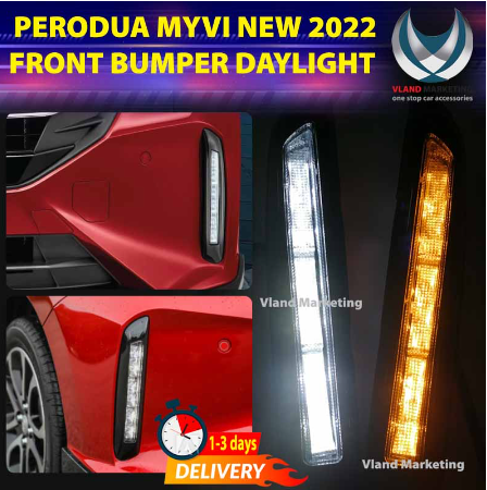 Perodua Myvi Myvi New Oem Front Bumper Led Daylight Daytime