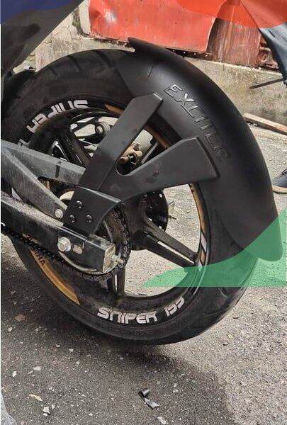 Sniper Mud Splash Guard Tire Hugger Rear Fender Genuine Yamaha