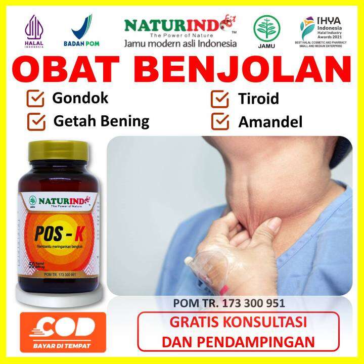 Obat Benjolan Di Leher Gondok Lipoma PosK Naturindo Lazada Indonesia