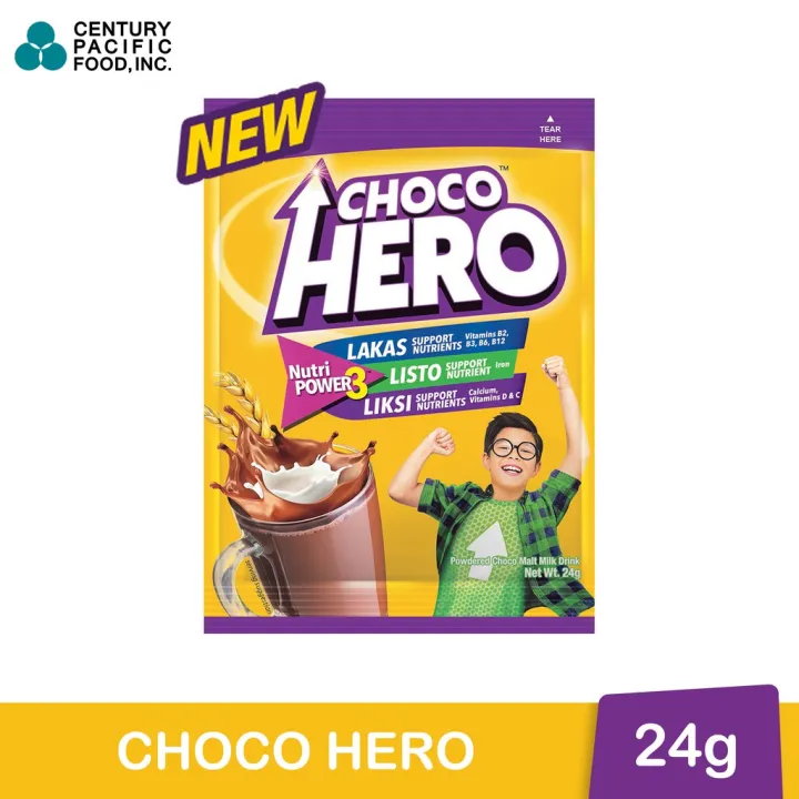 Chocolate Drink Choco Hero Powdered Choco Malt Milk Drink G X