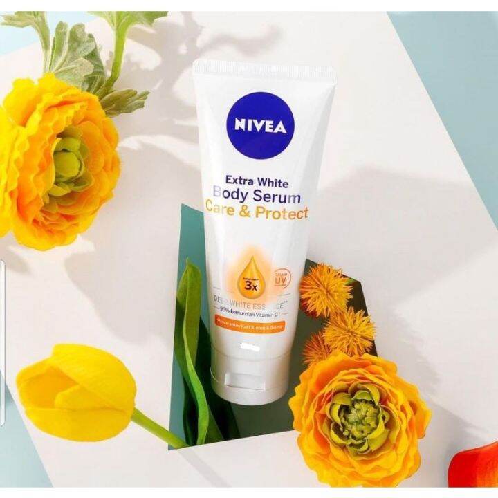 NIVEA Extra White Body Serum Care Protect 70ml Lazada Indonesia