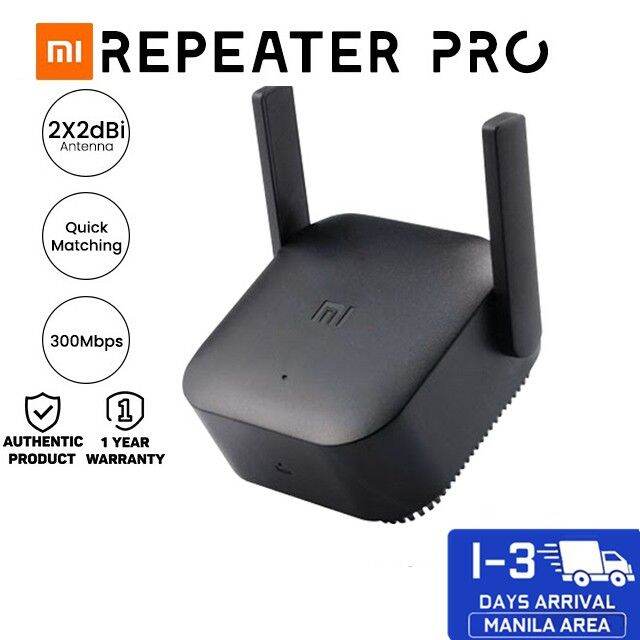 Xiaomi Wifi Amplifier Pro 300Mbps 2 4G Network Wifi Extender Lazada PH