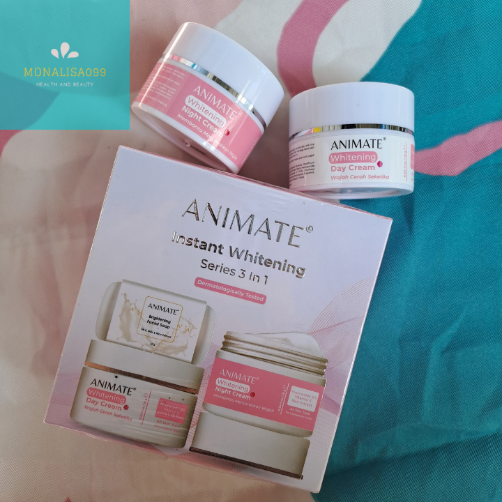 MURAH BELI PAKET ANIMATE 3IN1 Animate Instant Whitening Series 3in1