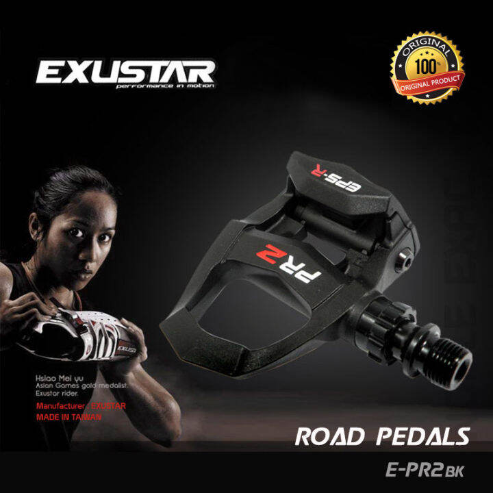 Exustar E Pr Bk Road Bike Clipless Pedals