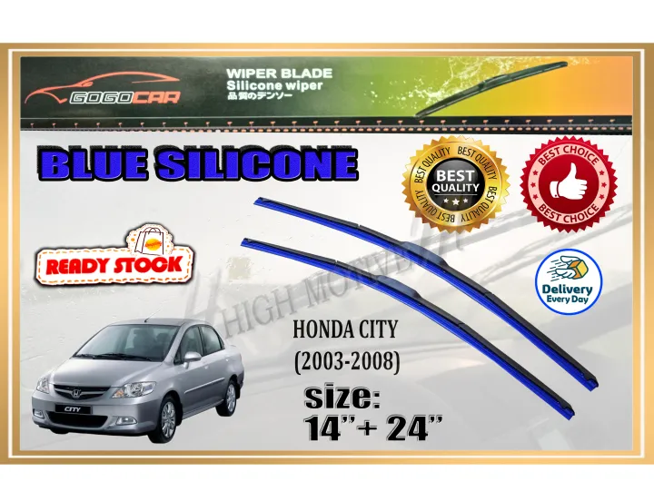 READY STOCK GOGOCAR BLUE Silicone WiperHigh Quality Honda City