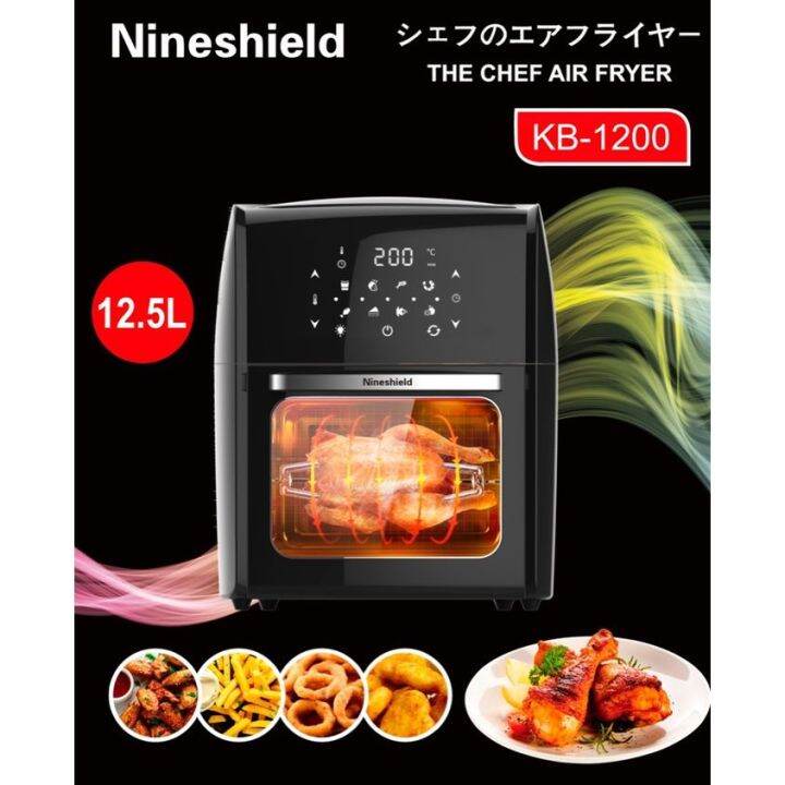 Sale 50 Nồi chiên không dầu Nine Shield 12 5L KB 1200 đảo tự