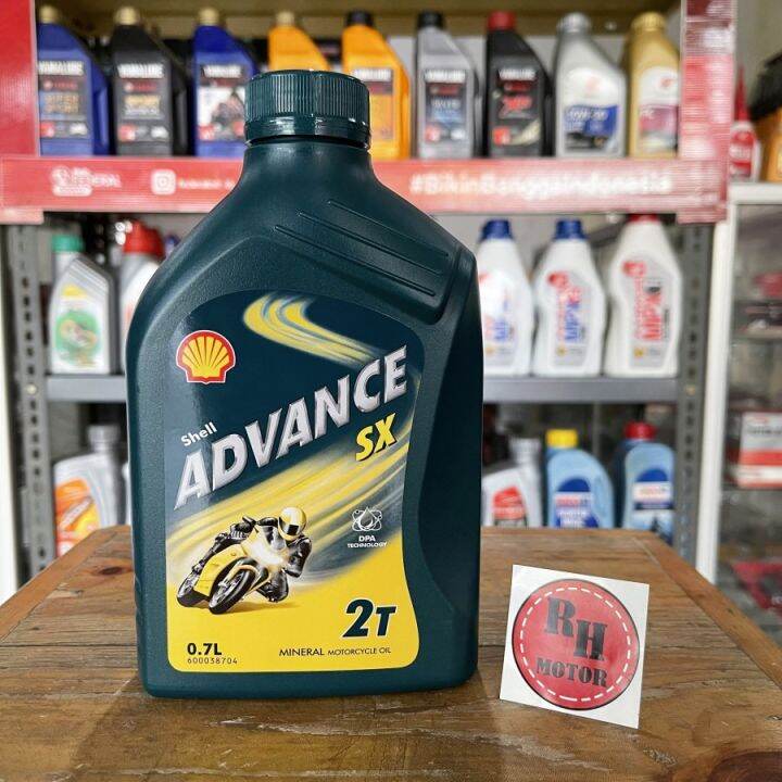 Oli Samping Shell Advance SX 2T 0 7L Lazada Indonesia