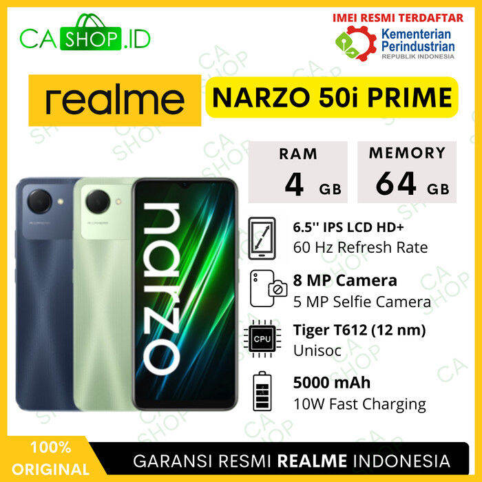 Realme Narzo I Prime Gb Gb Unisoc T Mah Resmi