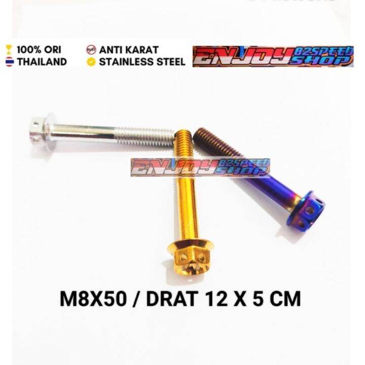 Baut Pb Probolt M X Drat X Cm Cm Asli Stainles Harga