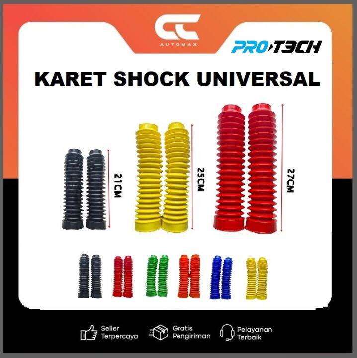 Karet Cover Shock Depan Crf Klx Wz Pelindung Shock Universal Semua