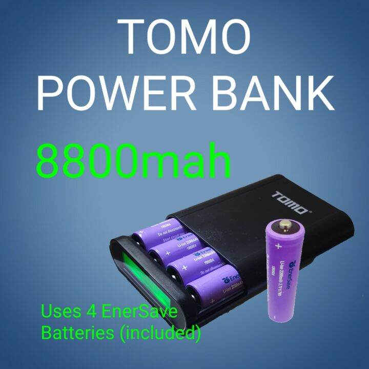 WISHGATE TOMO DIY Do It Yourself Power Bank 8800Mah USB Charging 4