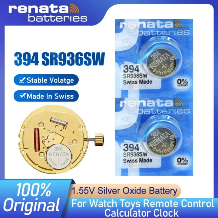 Pcs Original Renata Sr Sw Watch Battery V Silver