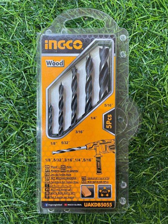 Ingco Pcs Wood Drill Bits Set Uakdb Lazada Ph