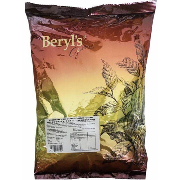 Beryls Chocolate Compound Chip 1kg Lazada PH