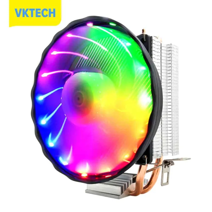 Vktech Snowman Heat Pipes Cpu Cooler Rgb Mm Pwm Pin Pin For Pc