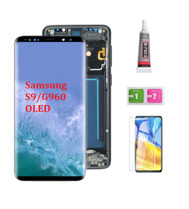 OLED With Frame For Samsung Galaxy S9 G960 G960F LCD Display With Touch