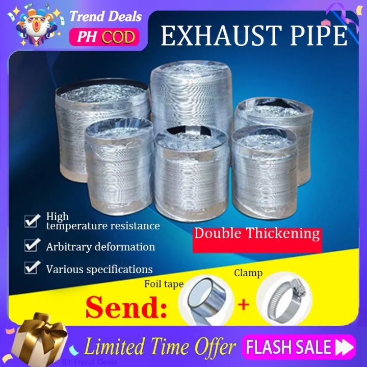 Ventilation Duct Inches M Double Layer Air Ventilation Hose