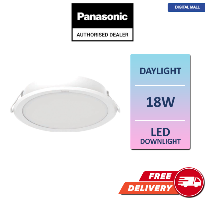 PANASONIC NNV70064WE1M LED DOWNLIGHT 18W DAYLIGHT ENERGY SAVING 10