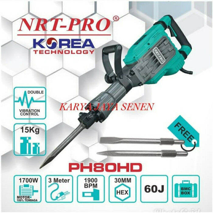 Jack Hammer NRT PRO PH80 Mesin Bobok Beton Dan Jalan Lazada Indonesia