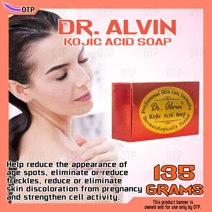 Dr Alvin Kojic Acid Soap G Skin Lightening Whitening Fairer Skin