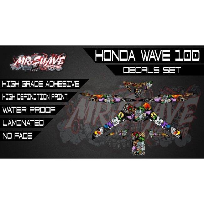 Explosive Models Honda Wave Decals Set Joker Lazada Ph