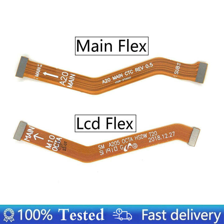 Motherboard LCD Display Flex Cable Connector For Samsung A20 A205F FPC