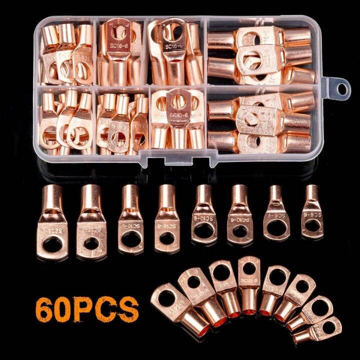 Cps Sc Car Auto Copper Ring Terminal Wire Crimp Bare Cable Lugs