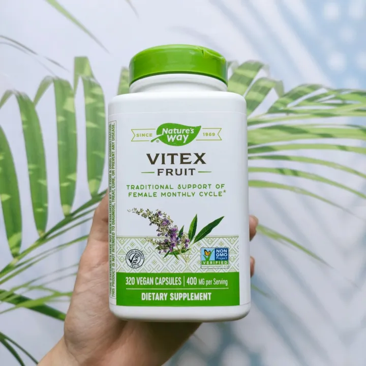 ไวเทกซ Vitex Fruit 400 mg 320 Vegetarian Capsules Nature s Way