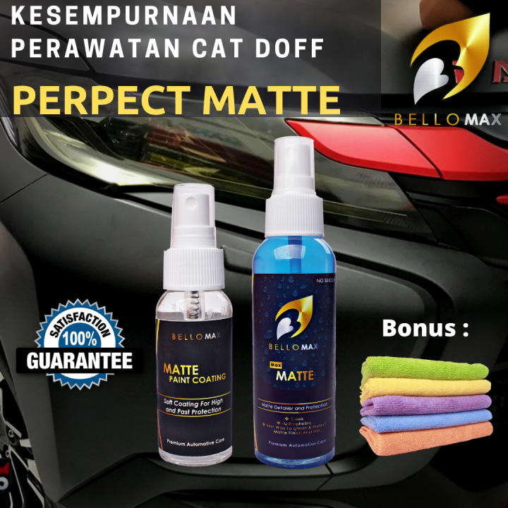 PAKET MATTE COATING Perawatan Pengkilap Body Motor Cat Doff