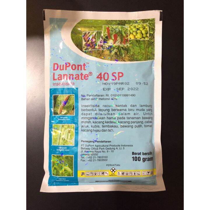 Dupont Lannate Biru Sp Gram Per Sachet Insektisida Lazada