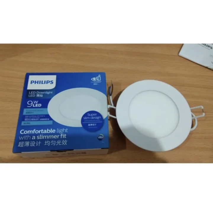 Philips DL252 9 Watt D108 LED Downlight Super Slim With External Driver