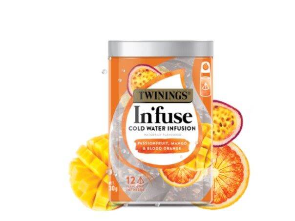 Twinings Infuse Cold Water Infusion Passionfruit Mango Blood Orange