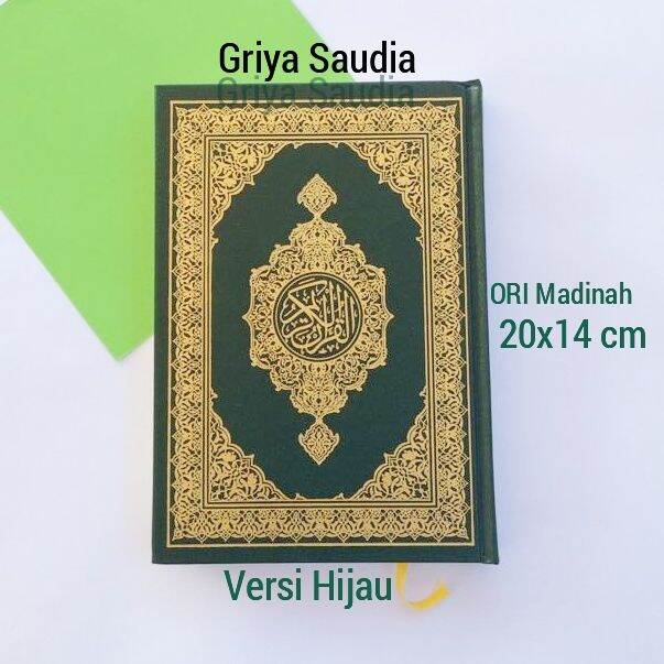 Mushaf Al Quran Madinah Nabawiyah Uuran A Q X Cm Asli Madinah