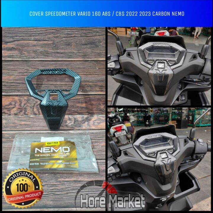 Cover Tutup Speedometer Vario Carbon Nemo Tutup Kilometer New Vario