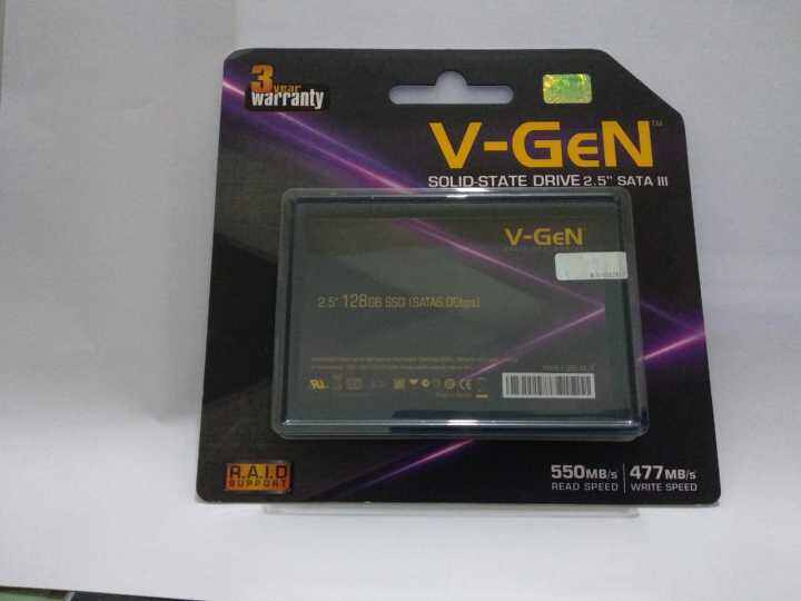 SSD Solid State Drive V GeN 128 GB SATA 3 SSD VGEN Lazada Indonesia