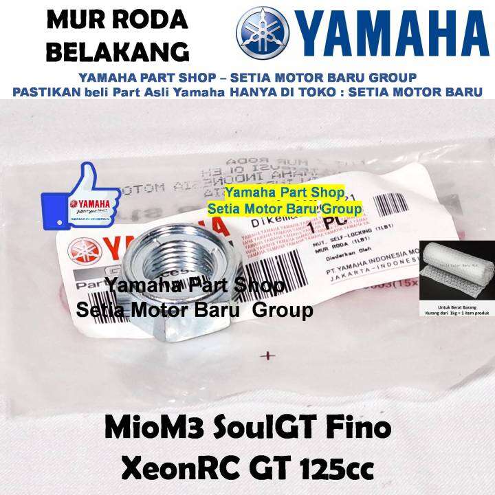 Mur Roda Belakang Nut Motor Fino SoulGT MioM3 Mio M3 XeonRC GT 125cc