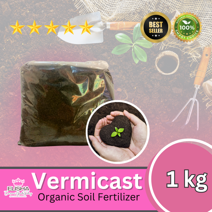 Pure Vermicast Kilogram Per Pack Natural Organic Fertilizer