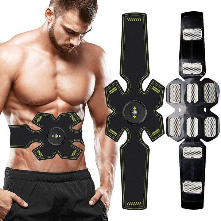 EMS Wireless Muscle Stimulator Trainer Body Slimming Belt Smart Fitness