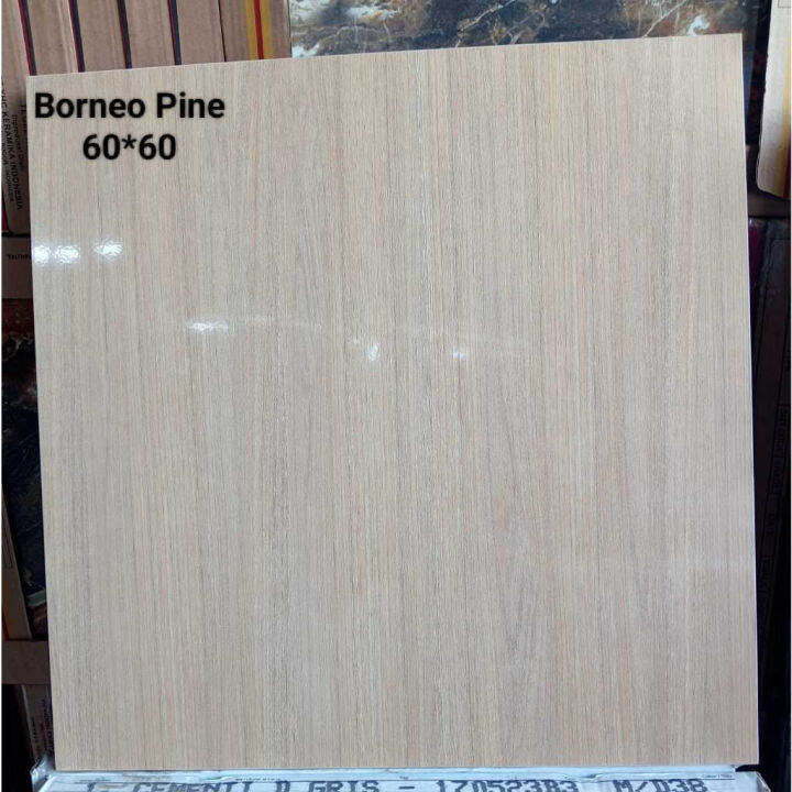 Keramik Lantai Motif Borneo Pine Ukuran X Habitat Lazada Indonesia