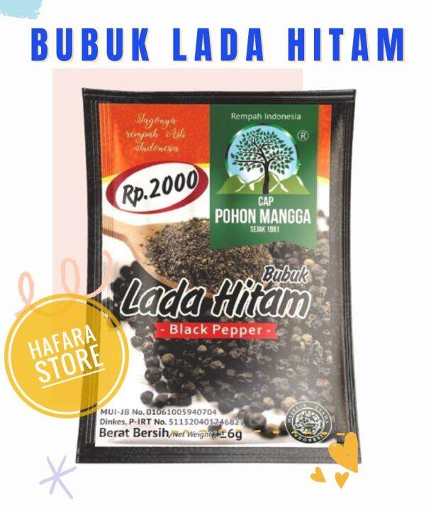 Bumbu Masak Rempah JAHE KENCUR LADA 1000 LADA HITAM Kemasan