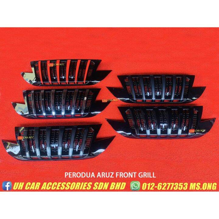 Perodua Aruz Venom Sport Front Grill Grille Abs Lazada