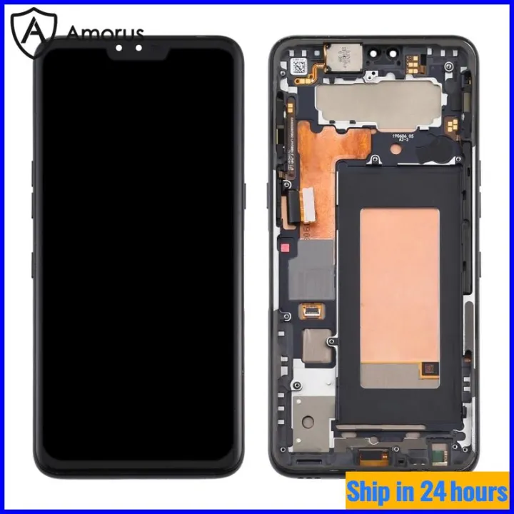 Amorus AMOLED With Frame LCD For LG V50 ThinQ 5G V500 LCD AMOLED Real