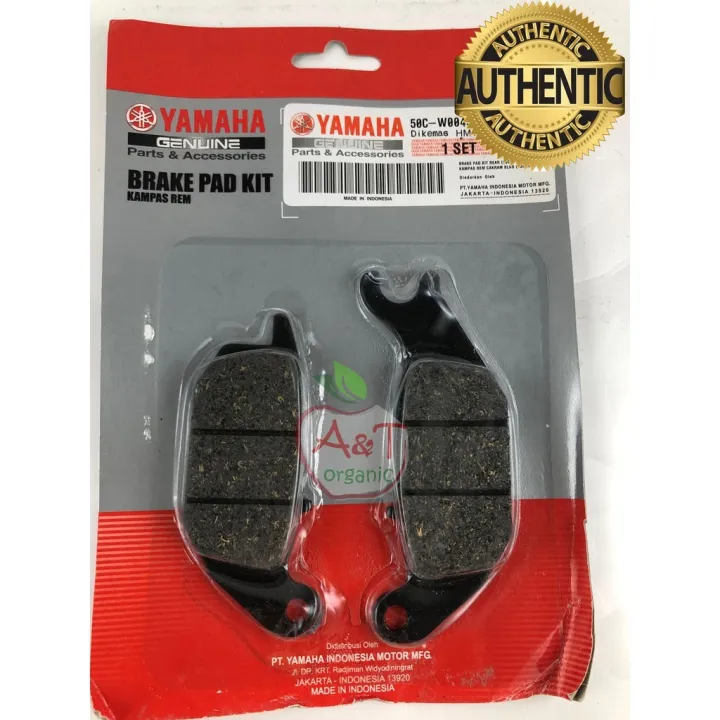 8888dudeen 50c Yamaha Brake Pad Rear For Sniper 150 MXI Sniper MX 135