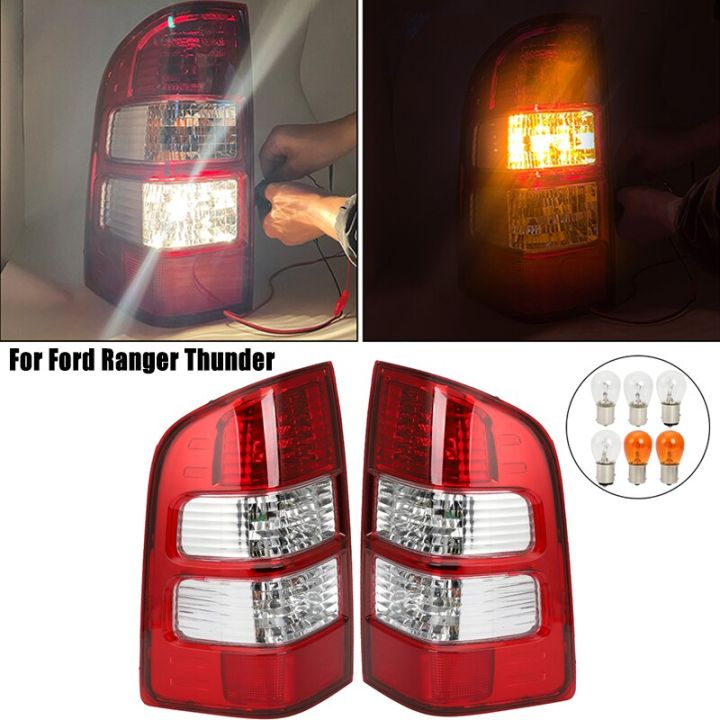 Car Rear Tail Light Assembly Brake Lamp With Bulbs Left Right For Ford