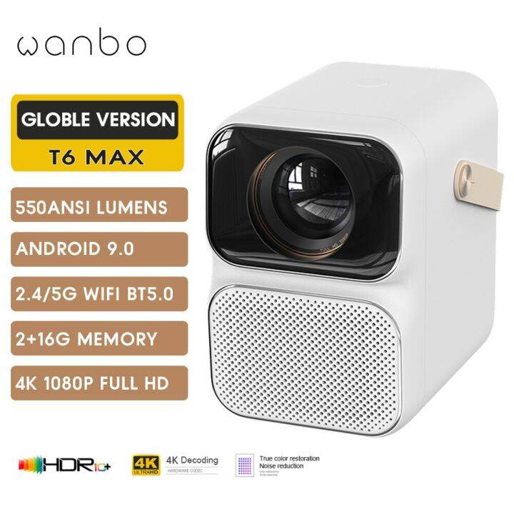 Global Version Wanbo T Max P Projector Ansi Lumens Electric