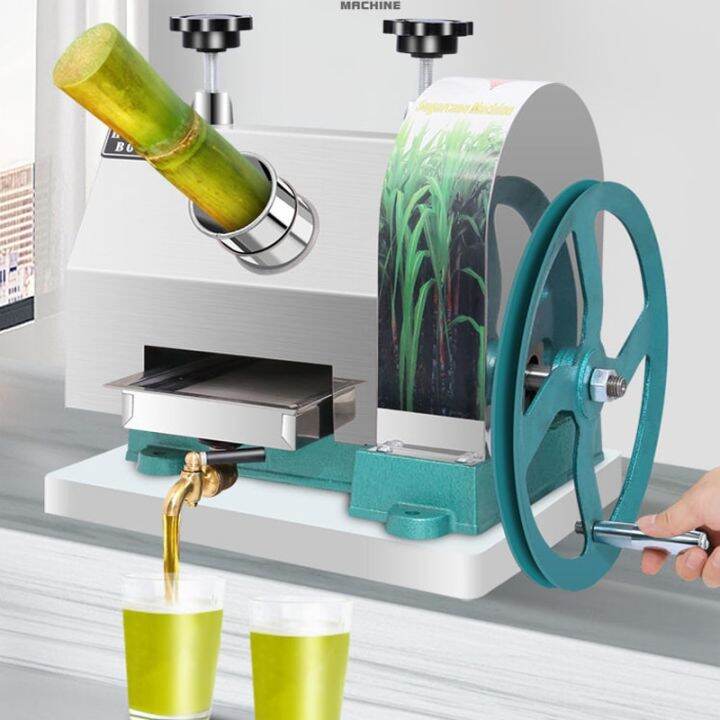 Manual Sugarcane Juicer Portable Hand Cranked Juicer Extrusion Sugar